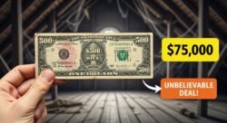 Rare $500 Bill Discovered in Old Attic – Collector Paid $75,000 in Unbelievable Deal